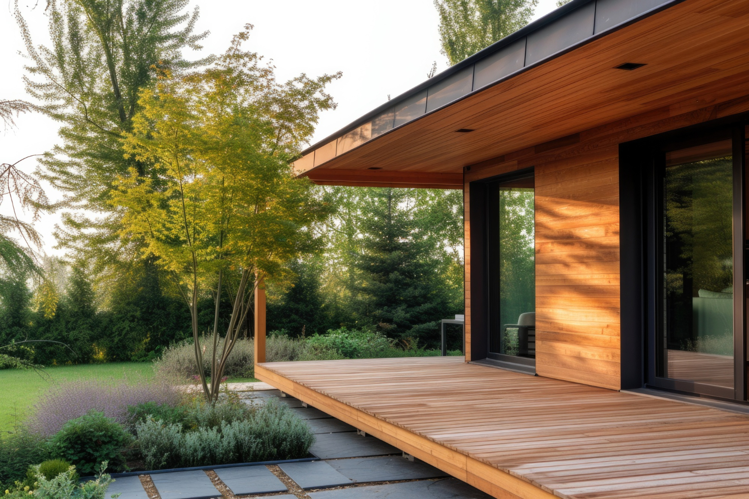 Luxurious elegant timber home decking by Superior Decking Sydney.